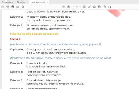 Boże Narodzenie - scenariusze, opowiadania, itp.