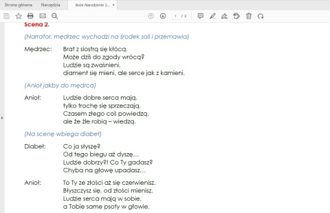 Boże Narodzenie - scenariusze, opowiadania, itp.