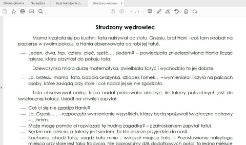 Boże Narodzenie - scenariusze, opowiadania, itp.