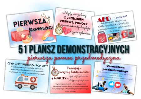 Pierwsza pomoc przedmedyczna - plansze demonstracyjne (PDF)