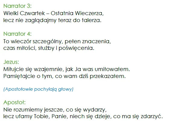 Scenariusz przedstawienia - WIELKANOC - religijny (PDF) - obrazek 3