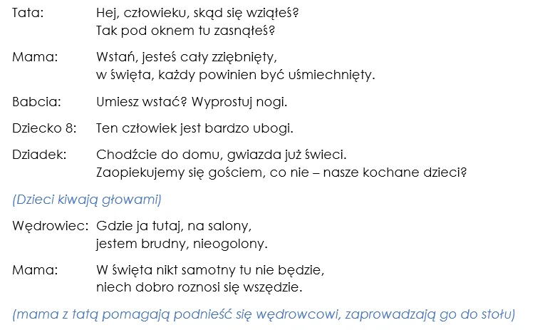 W święta nikt nie powinien być sam... - scenariusz przedstawienia (PDF) - obrazek 2