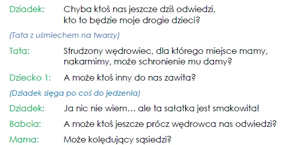 Rodzinne Święta - scenariusz przedstawienia Boże Narodzenie (PDF) - obrazek 2