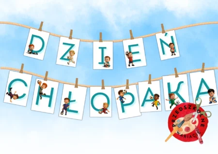 Dzień Chłopaka / Dzień Chłopca - darmowy napis (PDF)
