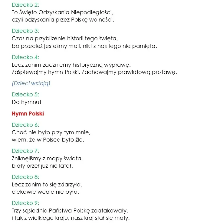 Scenariusz na 11 listopada – Święto Niepodległości (PDF) - obrazek 2