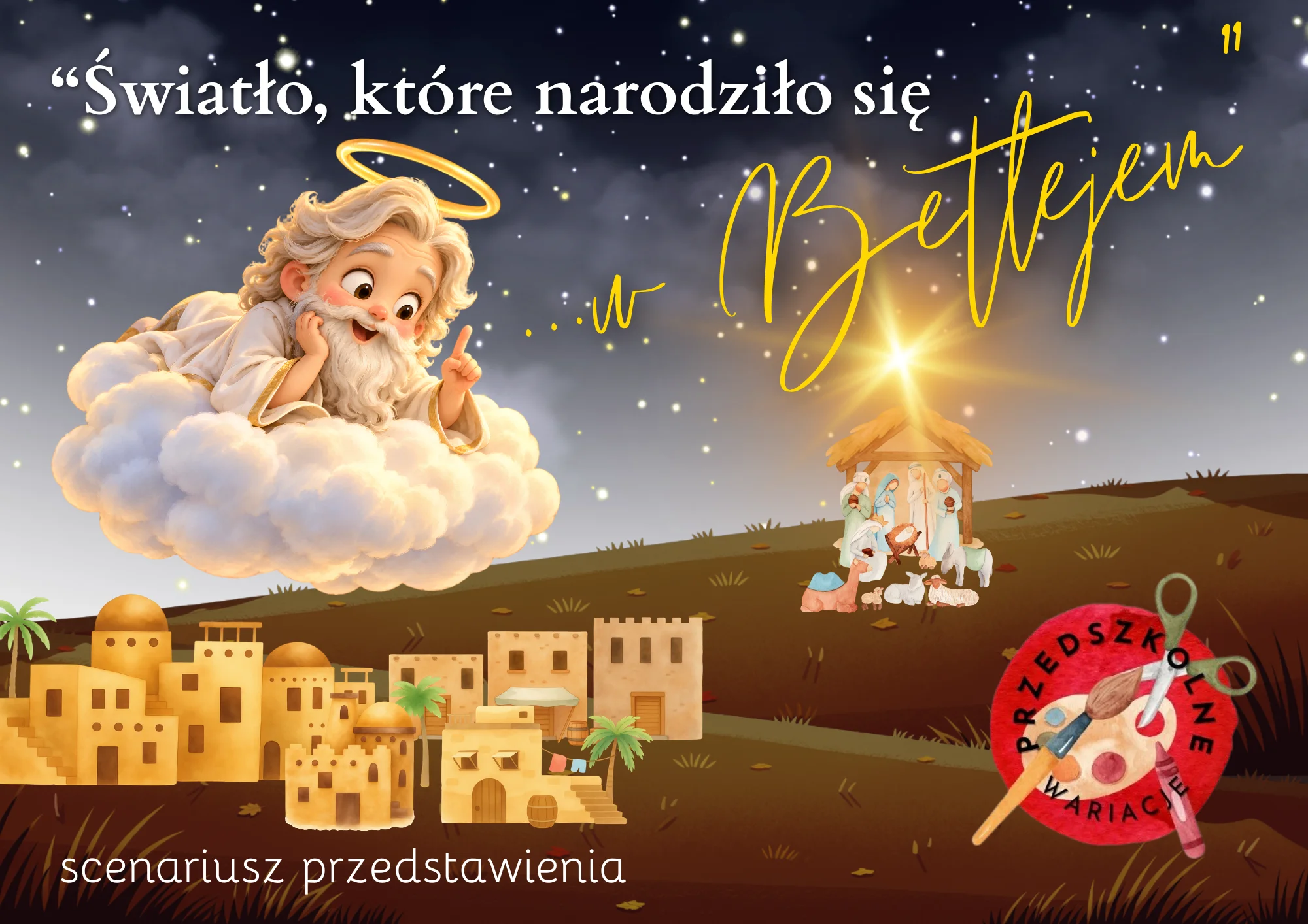 Światło, które narodziło się w Betlejem - scenariusz przedstawienia (PDF)